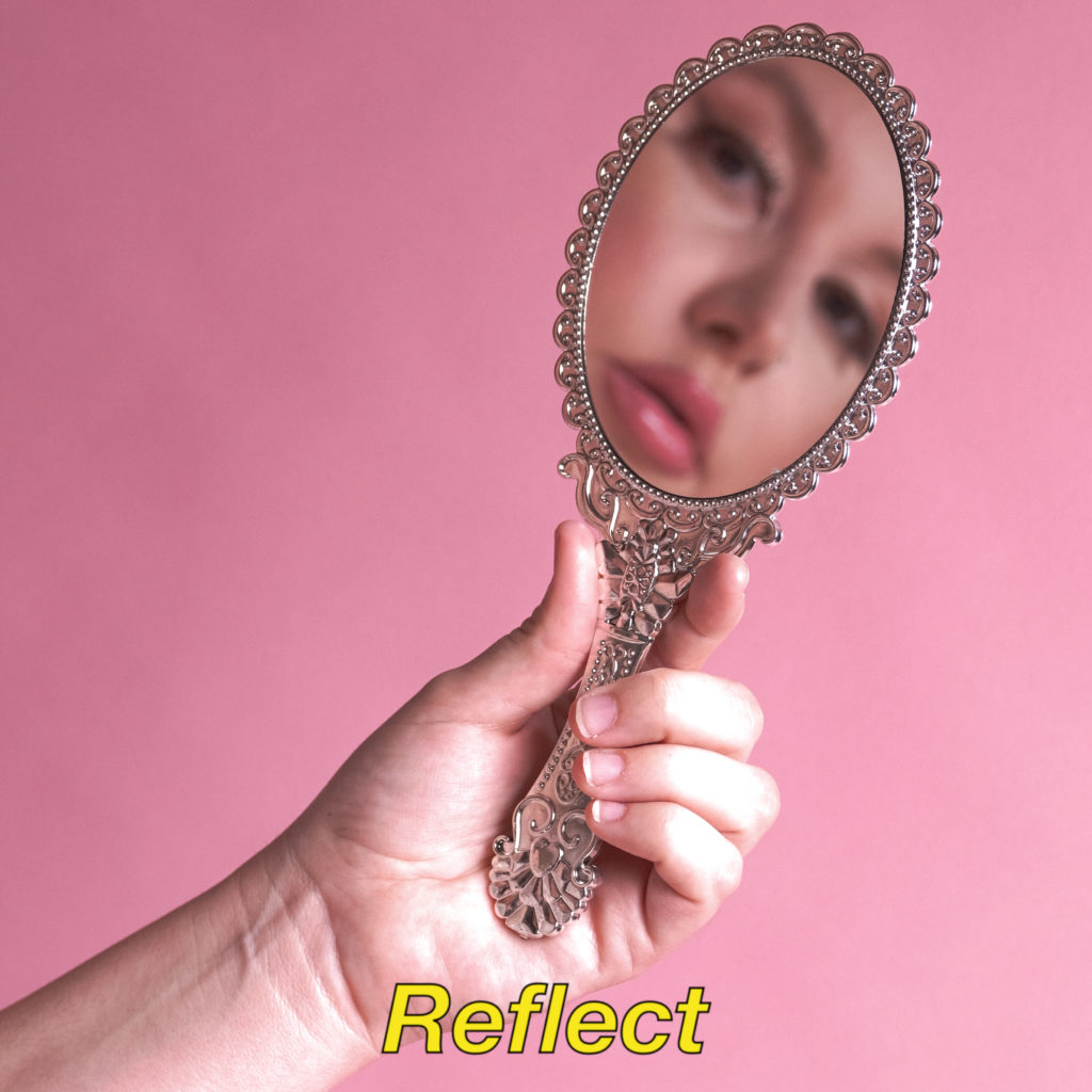 reflection mirror plus size self reflect