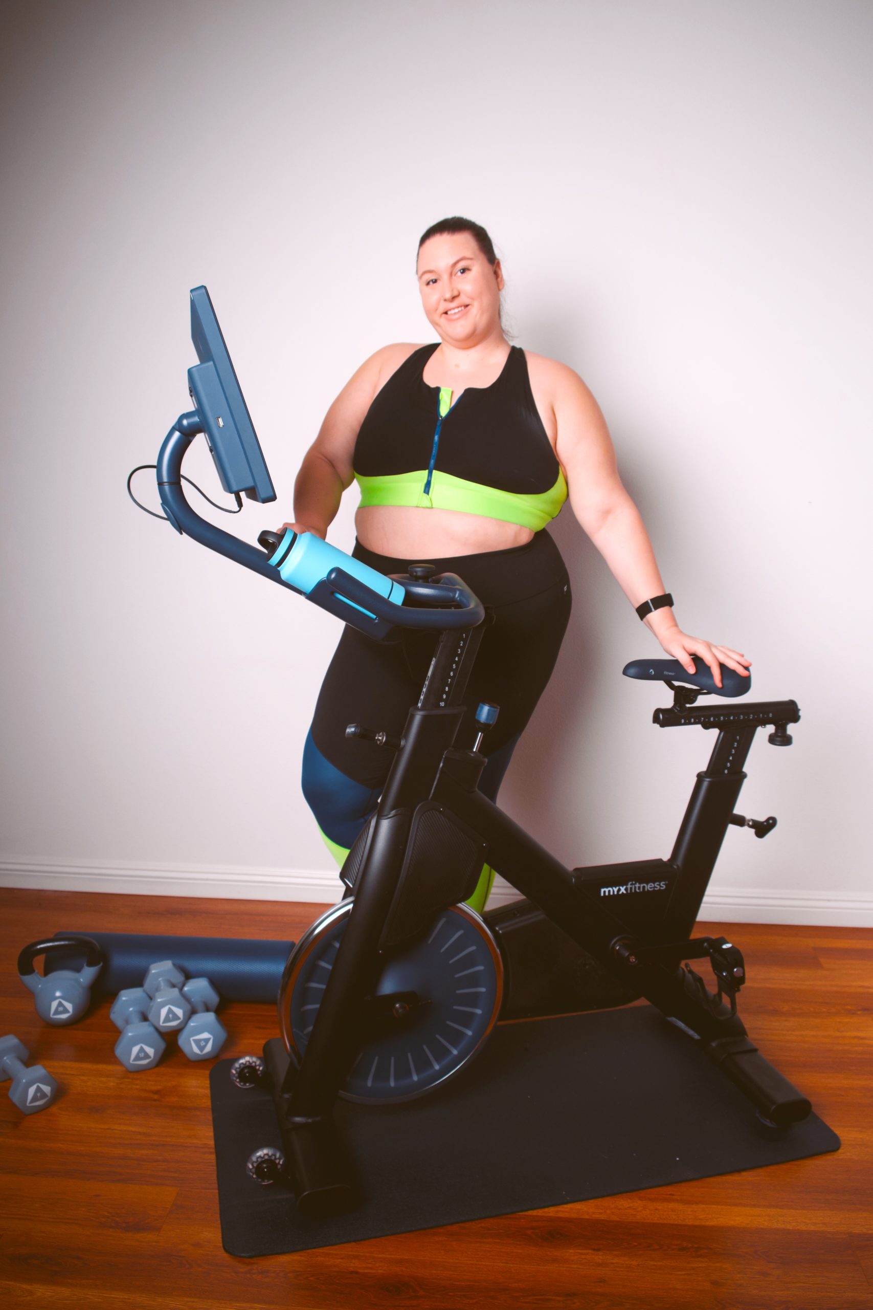 Plus Size Friendly Excercise Bike MYX Fitness At Home