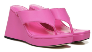 hot pink Y2K wide width shoe
